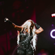 Mary J. Blige performing in Charlotte, North Carolina during the Good Morning Gorgeous Tour.